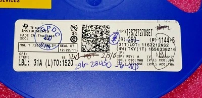 5 Pcs New TI PN# TPS72727DSET 250-mA, Ultralow IQ, Fast Transient Response, RF - Image 1 of 2