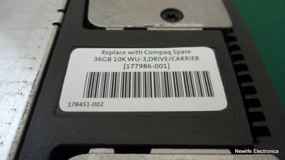 HP 177986-001 36GB 10,000 RPM 3.5 in. Wide Ultra3 SCSI HDD 232574-002 BD03664553 - Image 1 of 4