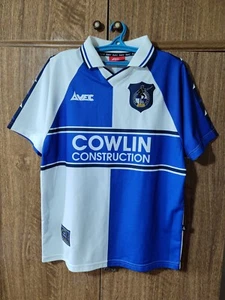Bristol Rovers FC Avec Football Shirt Home 1999/2000/2001  Jersey Men Size S - Picture 1 of 14