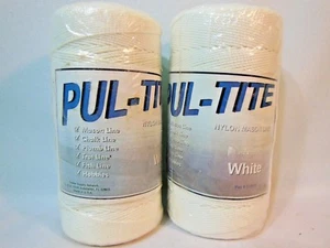 (2) NYLON MASON 1000' SPOOL PUL-TITE #18 FISHING CHALK PLUMB TROT LINE - Picture 1 of 8