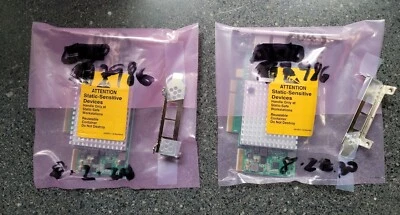 Free shipping 2 New Solarflare SF432-1012 - R3.3 SFP S7120 10Gbe PCI-e Card - Image 1 of 4