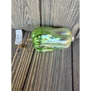 Campana in vetro vintage pepe decorazione natalizia artigianale decorazione natalizia 5 pollici - Foto 1 di 3