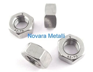 50 dadi esagonali pollici 3/8"UNC INOX A2 (AISI 304) nuts écrous tuercas Muttern - Imagen 1 de 1
