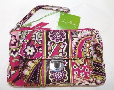 Muñequera VERA BRADLEY Pushlock tamaño perfecto de teléfono - cachemira muy baya - nueva con etiquetas Foto 1 de 4
