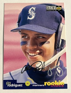 1995 Upper Deck Collector's Choice Alex Rodriguez #5 Silver Signature 