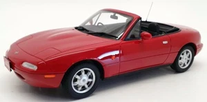 Kyosho 1/18 Scale KSR18031R - 1989 Mazda (MX5) Eunos Spider Roadster - Red - Picture 1 of 7