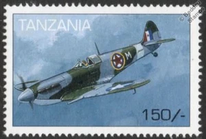 RAF SPITFIRE Mk.Vc No.352 Squadron (Yugoslav & USAF Livery) WWII Aircraft Stamp - Picture 1 of 1