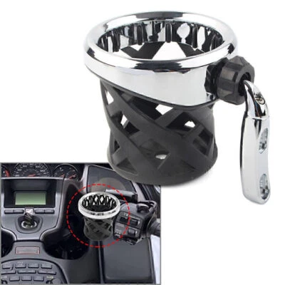 Motorcycle Cup Holder Drink W/Mesh Basket Universal For Goldwing GL1800 2001-21 - Image 1 of 4
