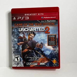 Uncharted 2 Among Thieves Game of the Year Edition PS3 Complete w/Manual Tested - Picture 1 of 3