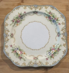 Plato de ensalada Noritake China vintage con adornos dorados florales - Imagen 1 de 5