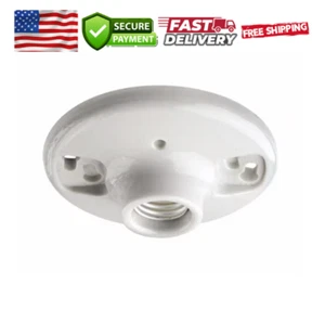 Leviton 600W 250V White Outlet Box Lampholder Durable and Versatile Design - NEW - Picture 1 of 7