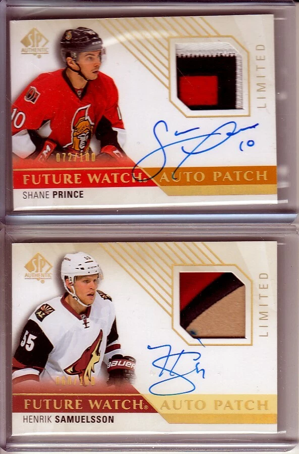  2015-16 SP Authentic Limited Patch Autographs #239 Shane Prince RC 072/100 - Image 1 of 1