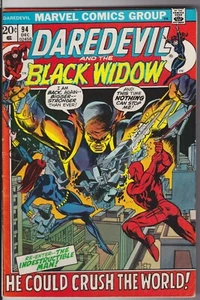 Daredevil #94 BLACK WIDOW!!!!  -MCU Movie!! 1972 Higher Grade - Picture 1 of 5