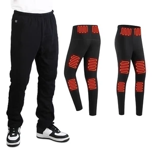 Heated Pants Winter Warm Electric USB Pants Men Women Thermal Heating Trousers - Picture 1 of 16