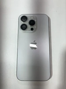 Back Housing Original Reclaimed For iPhone 15 Pro White Replacement Grade A - Picture 1 of 6