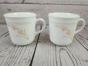 Tazza da caffè Corning Ware Corelle Peach Garland ricevi un paio oggi! RITIRATO - Foto 1 di 12