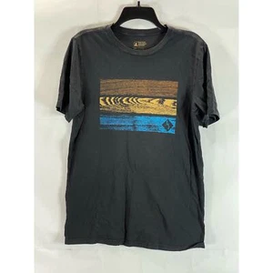 EASTERN MOUNTAIN SPORTS Men's Black Graphic Crewneck Organic Cotton T-Shirt SZ S - Picture 1 of 12