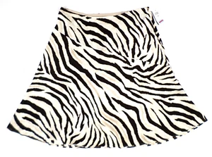 NEW Lauren Ralph Lauren Skirt Plus 18W Linen Brown Animal Print A-Line Midi NWT - Picture 1 of 7