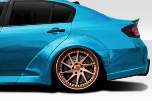 For 2008-2015 G Sedan G37 Q40 Duraflex LBW Rear Fender Flares - 4 Piece - Picture 1 of 12