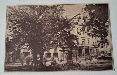 St. Mary's Academy Windsor Ontario Canada Photo Postcard - Image 1 of 3