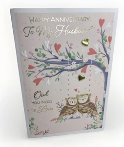 Happy Anniversary To My Husband Card - Picture 1 of 4