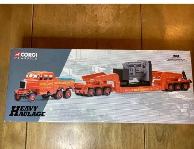 Corgi H/Haulage 17603 Siddle Cook Scammell Constructer & 24w Low Loader & Load - Image 1 of 1