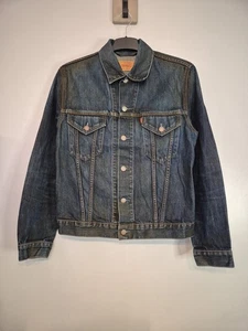 Levis Denim Jacket Type 1 70500 04 Slim Fit LARGE - Picture 1 of 9