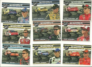 2007 PRESS PASS 18 CARD SKIDMARKS COMPLETE SET RACE USED TIRE CARD - Picture 1 of 4