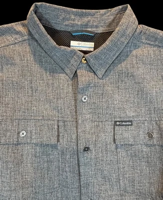 Columbia Long Sleeve Button Up Shirt Men’s XL Omni Wick Fishing Hiking Outdoor - Image 1 of 4