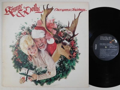 KENNY ROGERS & DOLLY PARTON Kenny & Dolly Once Upon A Christmas RCA LP - Image 1 of 4