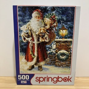 Springbok Rodamiento Regalos 500 Piezas Puzzle Dona Gelsinger Papá Noel Navidad - Imagen 1 de 24