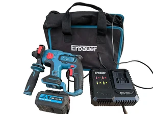Erbauer ERH18-Li 18V Cordless Brushless SDS Hammer Drill + 4.0Ah + Charger - Picture 1 of 22
