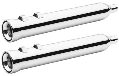 Silenciadores de escape deslizables Cobra Neighbor Hater cromados 4" (6107) Foto 1 de 4