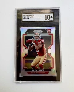 2021 Prizm TREY LANCE Silver Prizm Variation RC #V-333 SGC 10 READ/LOOK AT PICS - Picture 1 of 3