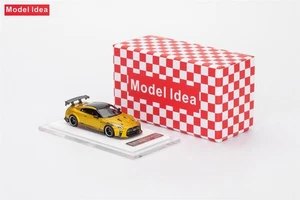 Model Idea 1:64 Nissan GT-R R35 Top Secret Gold Resin Model Car - Picture 1 of 4