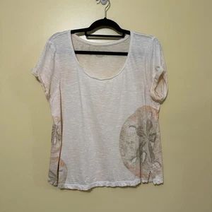 Camiseta J. Jill Sand Dollar Sailing Seas Camiseta Talla Grande Rosa Pastel - Imagen 1 de 6