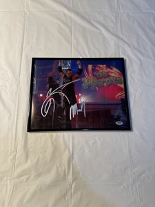 MATT JEFF HARDY SIGNED AUTOGRAMM 11x14 FOTO GERAHMT PSA/DNA COA THE HARDY BOYZ - Bild 1 von 4