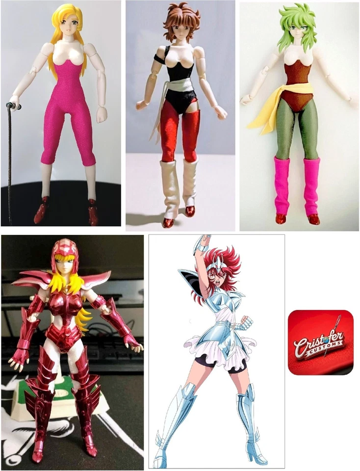 FULL BODYSUIT LYCRA pour SHAINA, MARINE, JUNE, TÉTHYS,etc SAINT SEIYA MYTH CLOTH