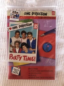One Direction 1D Birthday Party Invitations - Picture 1 of 1