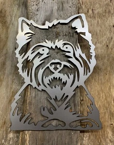 WESTIE WEST HIGHLAND TERRIER DOG STEEL WALL ART HOME GARDEN DECOR GIFT - Picture 1 of 2