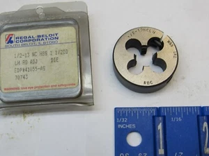 Real Beloit 1/2""-13 NC LINKE HAND 1-1/2"" VERSTELLBARE HOCHGESCHWINDIGKEITSGEWINDEFORM - Bild 1 von 2