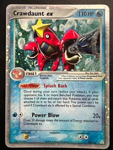 Pokemon Crawdaunt ex - EX Holon Phantoms - 99/110 - Picture 1 of 12