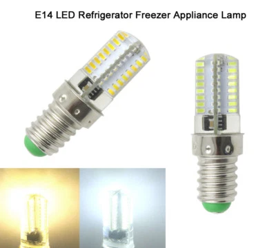 E14 LED Light Bulb 3W 64-3014 SMD 110V/220V Refrigerator Freezer Appliance Light - Image 1 of 3