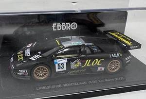 1/43 EBBRO Lamborghini Murcielago JLOC #53 24h Le Mans 2007 Black 966 (e42) - Picture 1 of 10