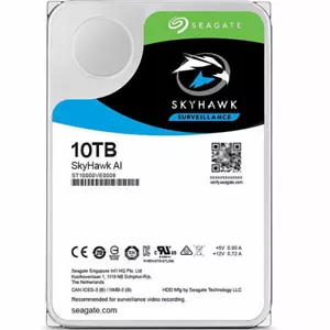 Seagate SkyHawk AI ST10000VE0008 SATAIII 6Gb/s 3.5in 10TB 256MB Cache hard disk - Picture 1 of 4