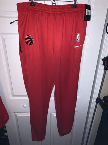 TORONTO RAPTORS NBA PERFORMANCE DRY FIT RED WARM UP PANTS SZ:4XLTT Extreme Tall Cover