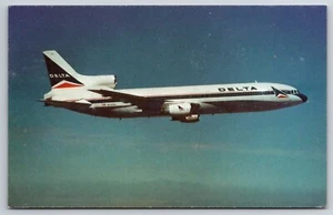 Delta Airlines Plane Lockheed L1011 Tristar Vintage Transportation Travel Flight - Picture 1 of 2