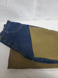Field & Stream Jeans Men 36x32 Flannel Lined Pants Brush Popper Hunting Canvas - Picture 1 of 9