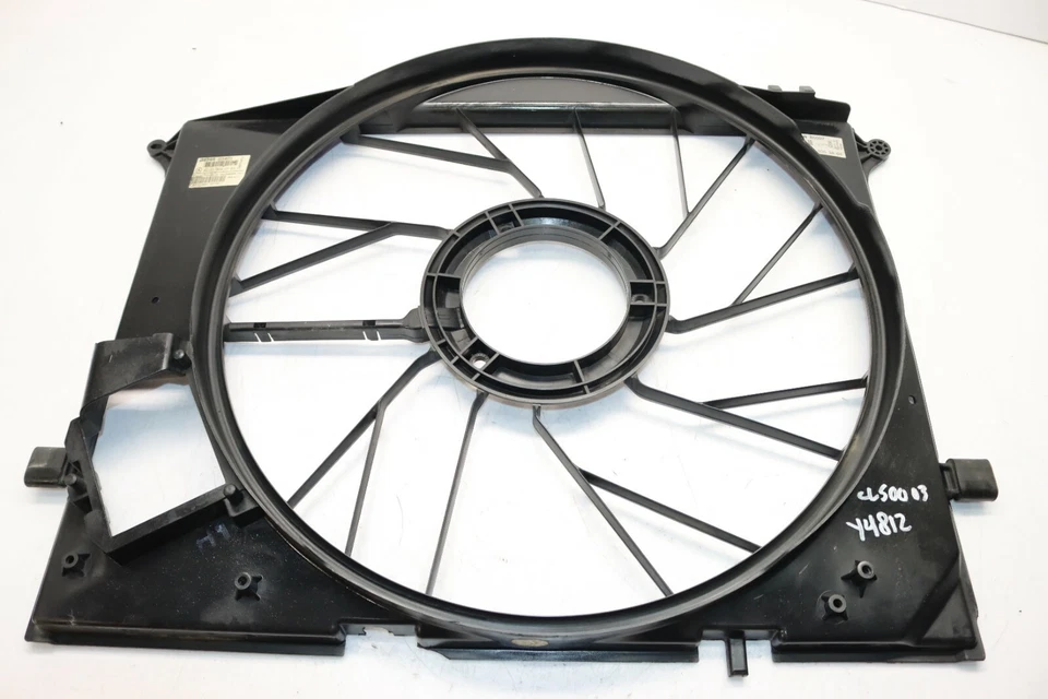 01-12 w215 w220 r230 MERCEDES cl500 sl500 s500 RADIATOR COOLING FAN SHROUD Y4812 - Image 1 of 4