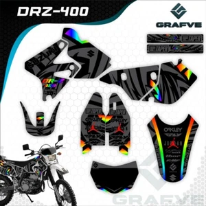 Drz 400sm 400s 400  kit decals graphics Suzuki Stickers Supermoto - Picture 1 of 2